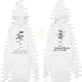 Drinks Well With Others Leprechaun Martini Cocktail Hoodie | Mazezy