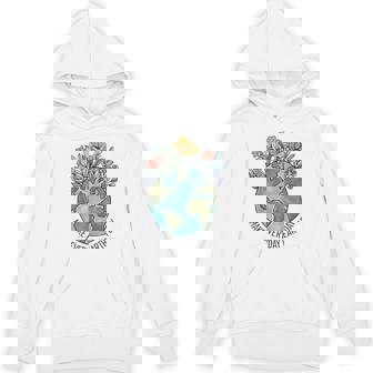 Earth Day Everyday Protect Planet Turtle Earth Day Everyday Hoodie | Mazezy