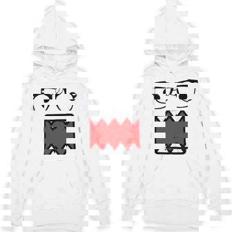 Emo Scene Y2k Domo-Kun Hoodie - Seseable