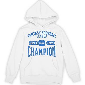 Fantasy Football League Champion Champ 2024 2025 Ffl Hoodie - Thegiftio UK