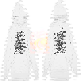 Feral And Pregnant Leave Me Alone Pregnancy Opossum Unisex Hoodie - Monsterry