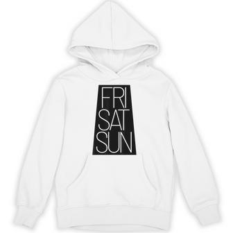 Finally Weekend Celebrate Fri Sat Sun Weekdays Unisex Hoodie - Monsterry