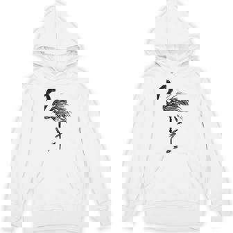 Flamingo Abstract Art Drawing Illustration Sketch Animal Tank Top Unisex Hoodie - Monsterry