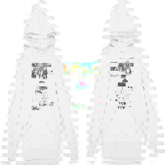 Fluffy The Cat Travels In Turin Moscow Los Angeles Paris Unisex Hoodie - Monsterry