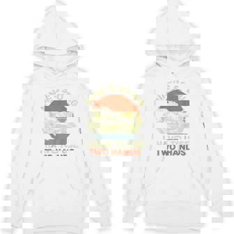Fishing Mine's Big Use Two Hands Bass Fish Dad Hoodie - Seseable