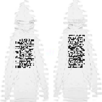 Qr President Trump Dancing Scan And Dance 2 Side Hoodie - Monsterry