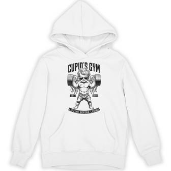Valentine's Day Cupid's Gym Love Fitness Workout Hoodie - Thegiftio UK