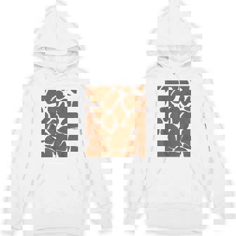 Giraffe Print Pattern Animal Easy Halloween Costume Unisex Hoodie - Monsterry