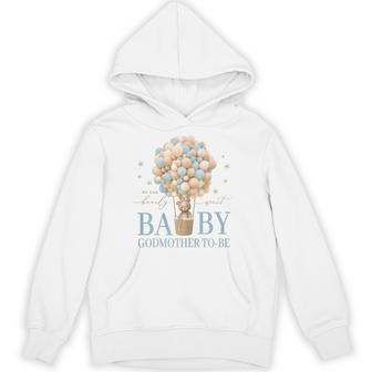 Godmother We Can Bearly Wait Baby Shower Bear Family Hoodie - Monsterry