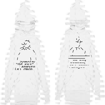 Good Morning Is An Oxymoron Attitude Tshirt Unisex Hoodie - Monsterry