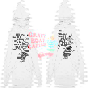 Gravy Boat Captain Thanksgiving Costume Premium Unisex Hoodie - Monsterry