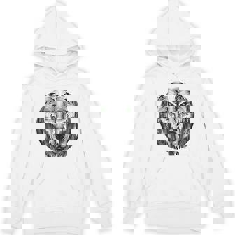 The Guardian Spirit Wolf & Dog Lover Aquarelle Tank Top Unisex Hoodie - Monsterry