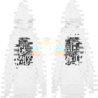 Gulf Of Mexico Est 1550 Retro Vintage Beach Hoodie | Mazezy