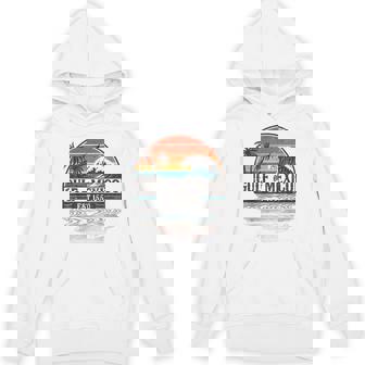 Gulf Of Mexico Retro Vintage Beach Hoodie - Thegiftio UK