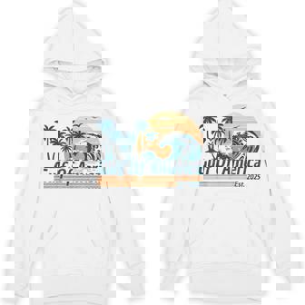 Gulf Of Us America Est 2025 Retro Vintage Beach Hoodie | Mazezy