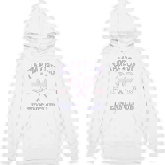 Hamptons Tennis Club Athletics California Racquet Prep Pink Unisex Hoodie - Monsterry