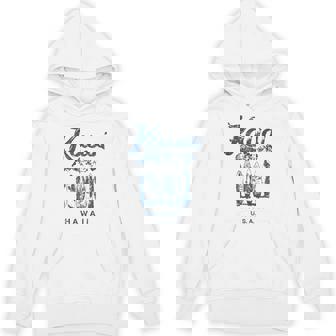 Hawaii Kauai Vintage Hawaiian Surfing Retro Hoodie - Thegiftio UK