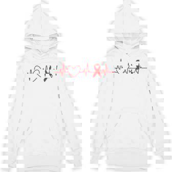 Heart Disease Awareness Month Ribbon Go Red Heart Hoodie - Thegiftio