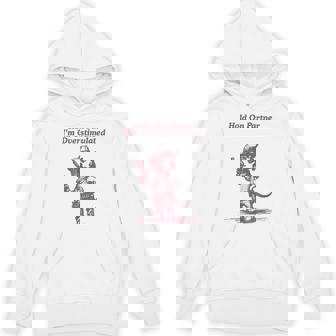 Hold On Partner I'm Overstimulated Cowboy Dachshund Dogs Hoodie - Thegiftio UK