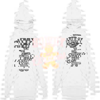 Howdy Gingerbread Western Cowboy Christmas Rodeo Kid Unisex Hoodie - Monsterry
