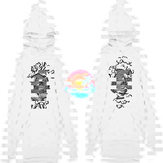 Jekyll Island Georgia Vintage Sunset Palm Trees Beach Hoodie - Thegiftio UK