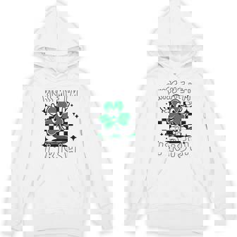 Kids Kiss Me Im Irish St Patrick Day Baby Boy Toddler Big Brother Unisex Hoodie - Monsterry