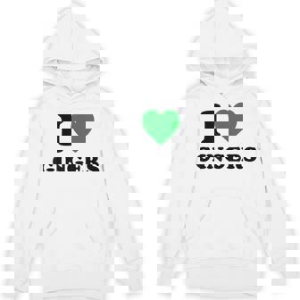I Love Gingers Ginger Lover Redhead St Patrick’S Day Hoodie - Thegiftio