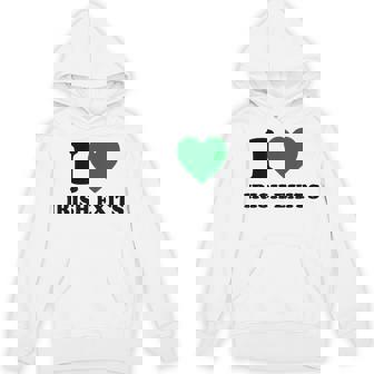 I Love Irish Exits St Patrick's Day Introvert Party Hoodie - Thegiftio UK
