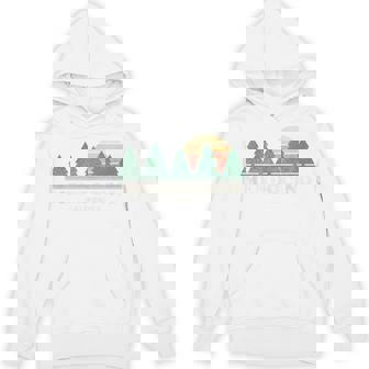 Mendocino Ca Vintage Throwback Retro 70S Hoodie - Thegiftio UK