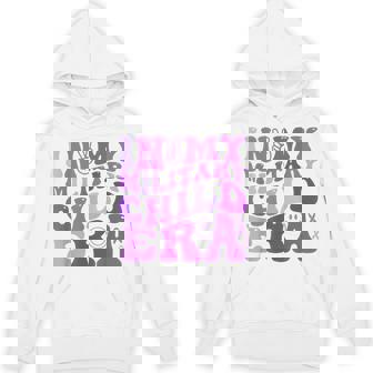 Military Child Month Smile Face In My Military Child Era Hoodie - Seseable