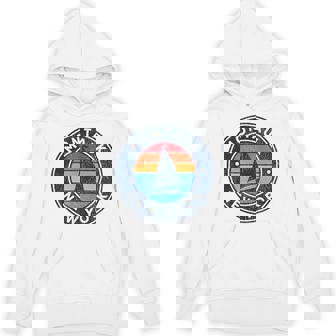 Montauk New York NY Vintage Sailboat Retro 70s Unisex Hoodie - Monsterry