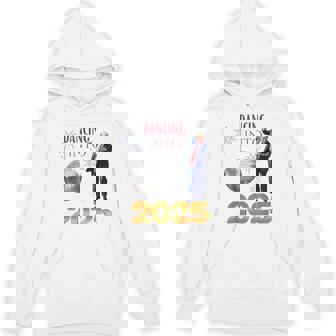 New Year Trump Dancing 2025 Maga Party Countdown Hoodie - Seseable