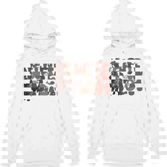 Newfoundland Groovy World's Best Newfie Mom Unisex Hoodie - Monsterry