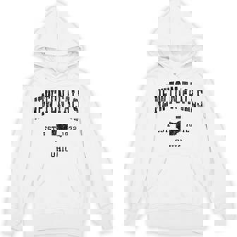 Newton Falls Ohio OH Vintage Athletic Sports Unisex Hoodie - Monsterry