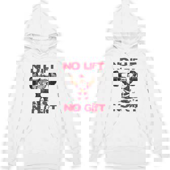 No Lift No Santa Claus Fitness Gym Workout Christmas Unisex Hoodie - Monsterry