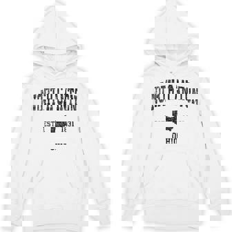 North Canton Ohio OH Vintage Sports Print Unisex Hoodie - Monsterry