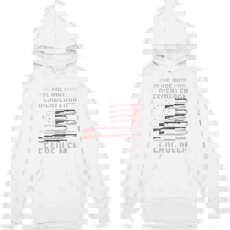 We Are Not Descended From Fearful Men Gun Flag On Back Tank Top Unisex Hoodie - Monsterry