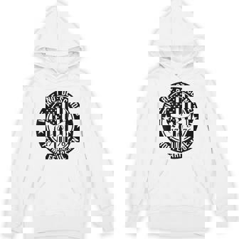 We Are Not Descended From Fearful Men Patriotic 1776 Skull Unisex Hoodie - Monsterry