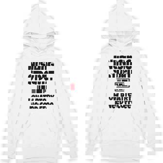 Nursing Student Low Battery Need Coffee Tired Medical Unisex Hoodie - Monsterry