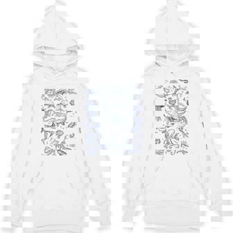 Ocean Life Sea Aesthetic Dolphin Beach 90S Vintage Graphic Hoodie | Seseable UK