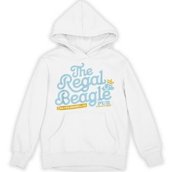 Officially Licensed Regal Beagle Pub Three's Company Logo Hoodie - Thegiftio UK