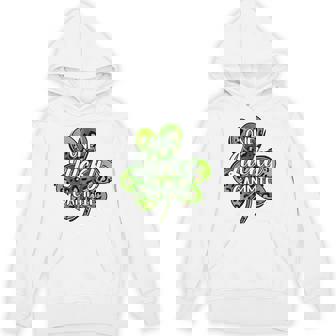 One Lucky Gammie Irish Shamrocks St Patrick's Day Hoodie | Mazezy