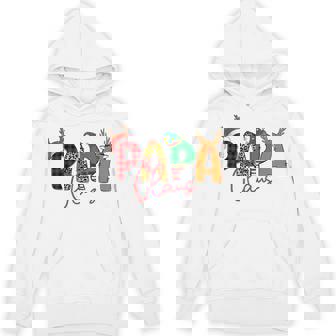 Papa Claus Christmas Xmas Reindeer Family Matching Pajamas Unisex Hoodie - Monsterry