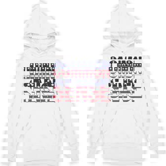 Patriotic Common Sense American Flag Hoodie - Monsterry