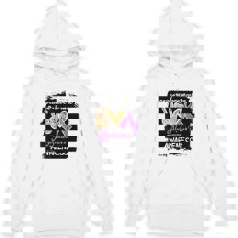 Peace Love Cure Alzheimer's Awareness ALZ Alzheimer's Mom Unisex Hoodie - Monsterry