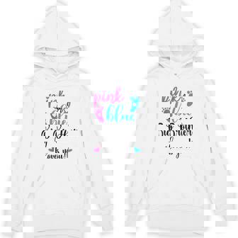 Pink Or Blue Big Brother Loves You Gender Reveal Baby Hoodie - Monsterry