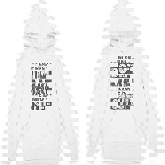 Please Don't Make Me Do Stuff Lazy Nager Hoodie - Seseable