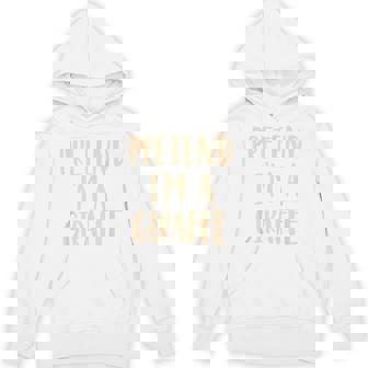 Pretend I'm A Giraffe Costume Halloween Party Unisex Hoodie - Monsterry