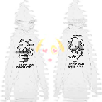 Puppy Love Dog Heart Eyes Unisex Hoodie - Monsterry