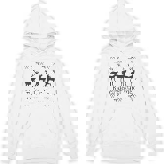 Reindeer Games Sweater Style Design Holiday T-Shirt Unisex Hoodie - Monsterry